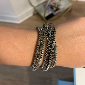 Beaded wrap bracelet